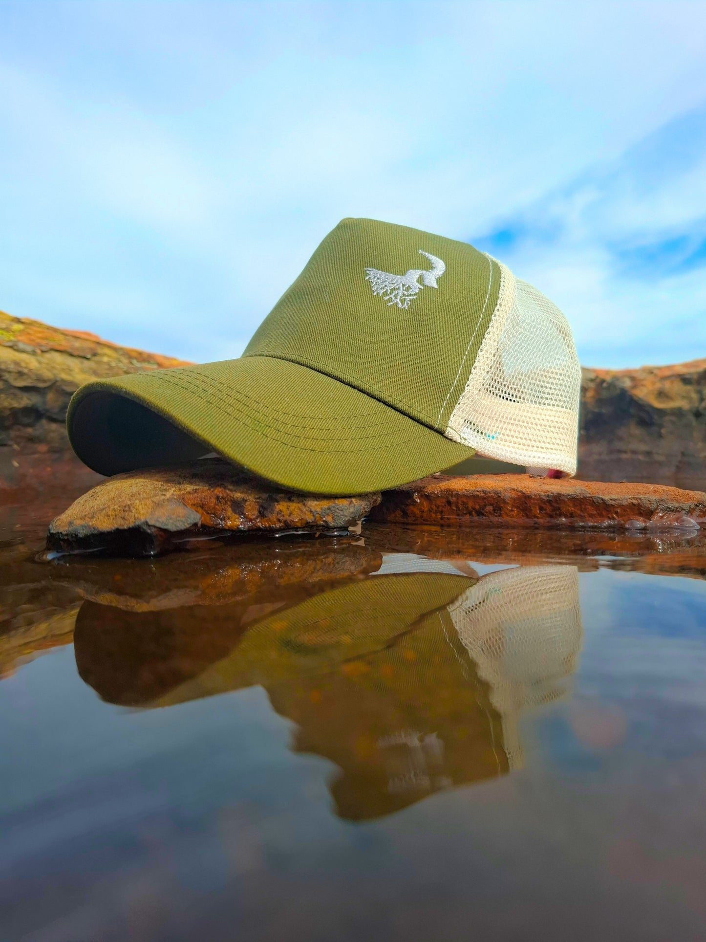 Trucker Cap Olive-Stone