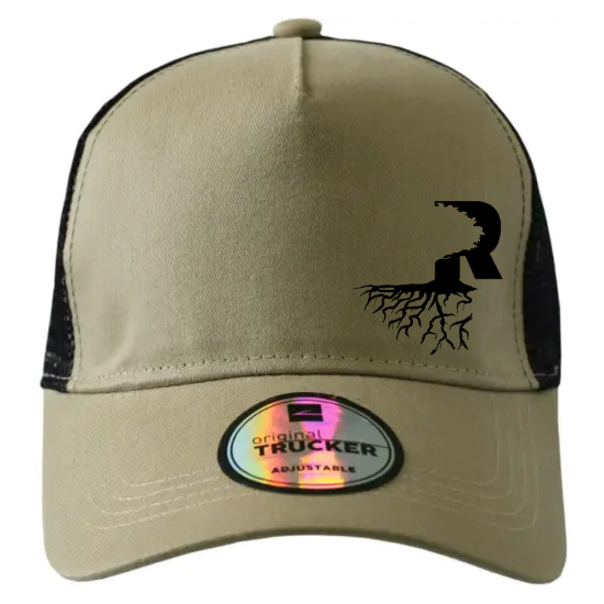 Trucker Cap Khaki-Black