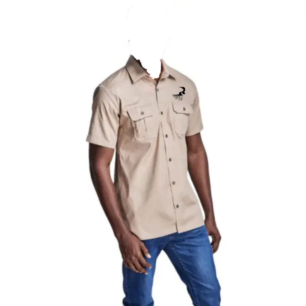 Men's Short Sleeve Shirt Stone